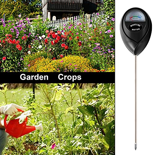 Fpxnb 2 Packs Soil Moisture Meter, Plant Water Meter for House Plants, Soil Tester Test Kit Soil for Garden Lawn Farm Indoor & Outdoor Use, No Fpxnb
