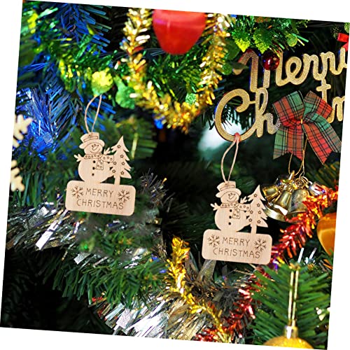 ABOOFAN Christmas Carved Wooden Slice s en Unfinished Wooden Star Ornament ABOOFAN