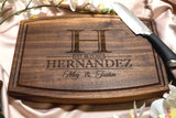 Personalized Cutting Board, Custom Wedding, Anniversary or Housewarming Gift Idea, Wood Engraved Charcuterie, for Couples, Family and Clients Classic Wedding Gift Boutique