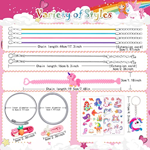 SUZUTOY Bracelet Making Kit for Girls, Unicorns Gifts for Girls, Arts and Crafts for Kids Ages 4 5 6 7 8 9 10 11, Gifts Toys for 4-12 Year Old Girl, SUZUTOY
