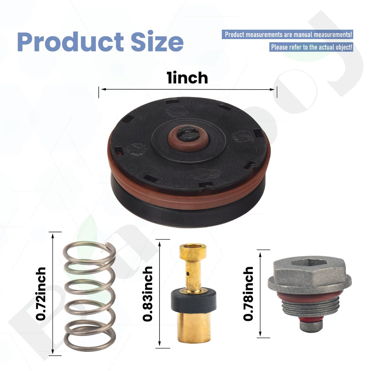 N008792 Air Compressor Regulator Repair Kit - by Braveboy, Compatible with Porter Cable/Craftsman/D-ewalt, Replacement D55155 D55167 D55684 23400S Braveboy