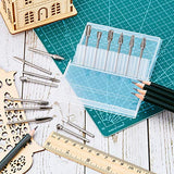 15 Pieces Wood Carving and Engraving Drill Bit Double Cut Carbide Rotary Burr Woodworking Drill Bits Set for DIY Woodworking, Drilling, Engraving, Honoson