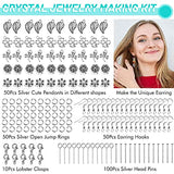selizo Jewelry Making Kits for Adults Women with 28 Colors Crystal Beads, 1660Pcs Crystal Bead Ring Maker Kit with Jewelry Making Supplies selizo
