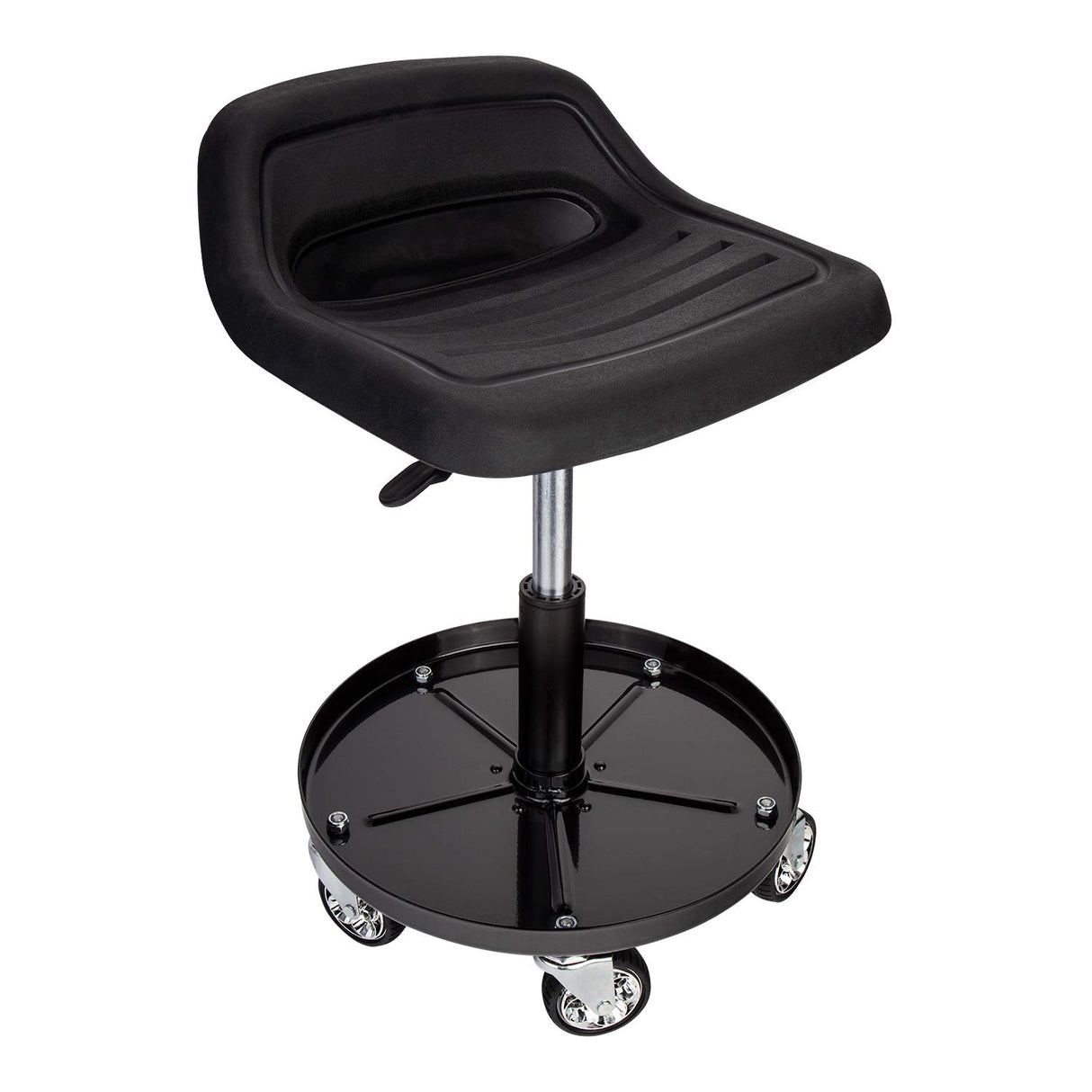 Sunex Tools 8514 300-Pound Capacity Telescoping Tractor Seat with Parts Tray and 3.5-Inch Heavy Duty Casters Sunex Tools