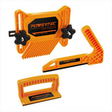 POWERTEC 71551 Safety Kit - Featherboard, Push Block and Push Stick, 3PK POWERTEC