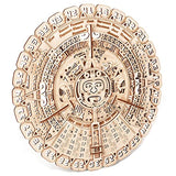 Wood Trick Mayan Wall Calendar 3D Wooden Puzzles for Adults and Kids to Build - 16" - Wooden Model Kit - Aztec Calendar Wood Trick