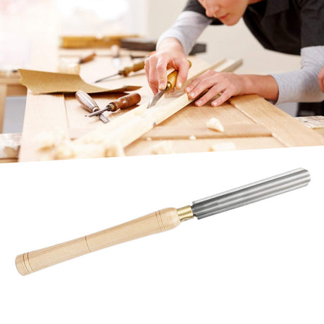 Woodworking Lathe Chisel, 25mm High Speed Steel Lathe Chisel Spindle Roughing Gouge Hand Held Wood Turning Tools for Woodturning Hapivida