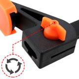 PINGEUI 4 Packs 8 Inches Quick Grip Clamps, Adjustable Wood Clamps, Light Duty Bar Clamps for Woodworking, Furniture Assembling, Manufacturing, 150 PINGEUI