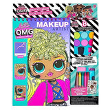 Horizon Group USA LOL OMG Make-Up Artist Magazine DIY Craft Kit, Design with Crayons, Stickers & More.Create Fashionable Looks Using Over 130 Stencil L.O.L. Surprise!