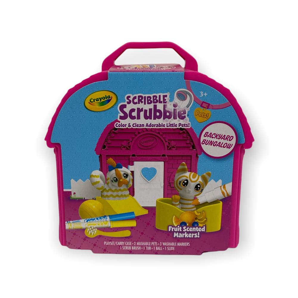 Crayola Scribble Scrubbie Pets, Backyard Playset, Toys For Girls & Boys, Gifts For Kids, Ages 3+ - WoodArtSupply