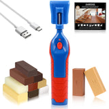 Wood Floor Repair Kit- Laminate Vinyl Hardwood Floor Repair Kit with Heat Pen Wax Filler Kit Cover Scratches, Stains, Cracks, Holes for Lvp Floor& Karidge