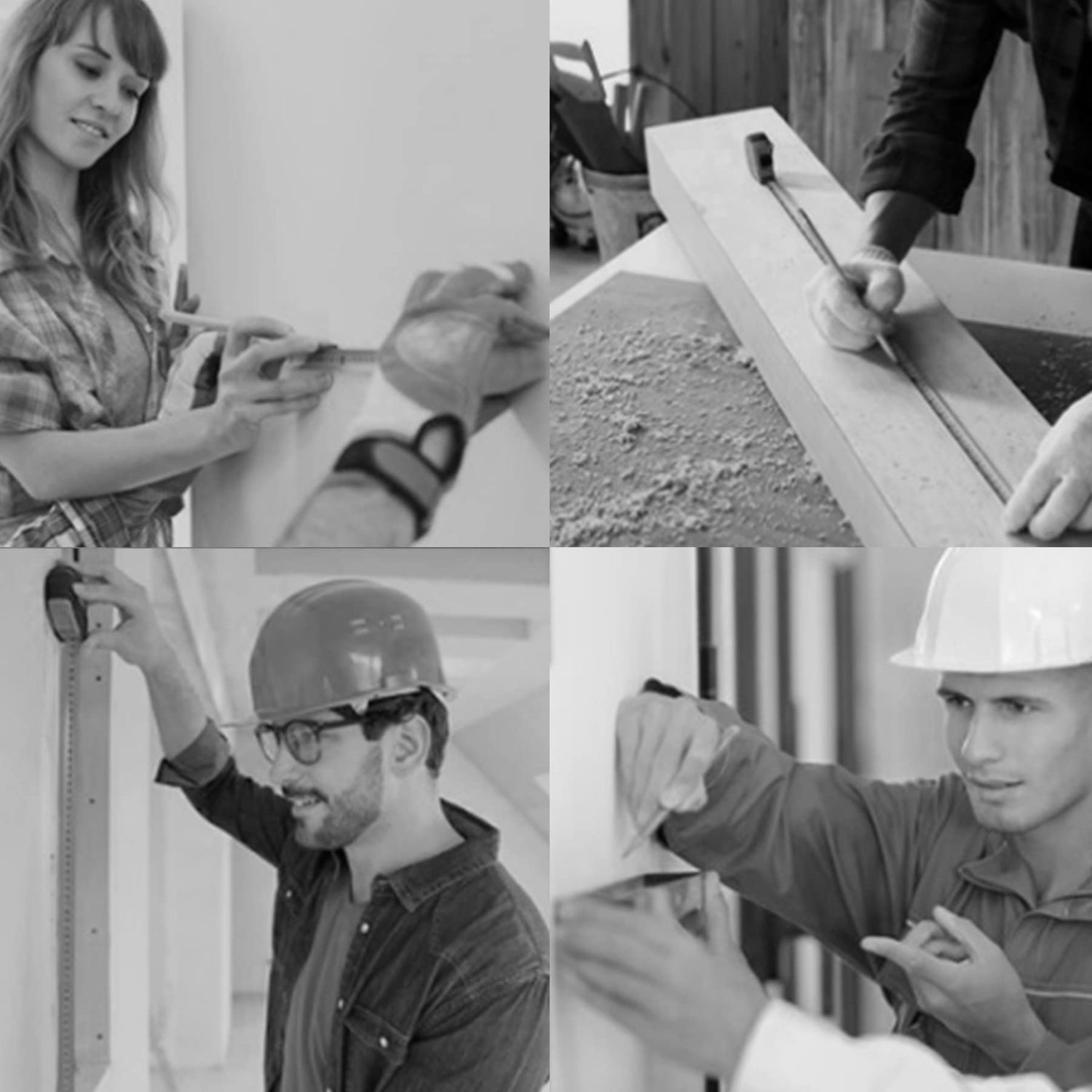 JIMIHOME Household Tool Essential 12 Ft. Tape Measure 3.5 m Metric Imperial Wear Corrosion Resistant Nylon-Coating Impact-Resistant Retraction Speed JIMIHOME