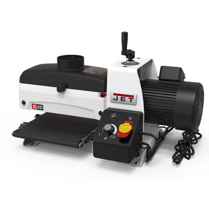 JET 10-Inch Benchtop Drum Sander, 10 FPM, 1 HP, 1Ph 115V (JWDS-1020) - WoodArtSupply