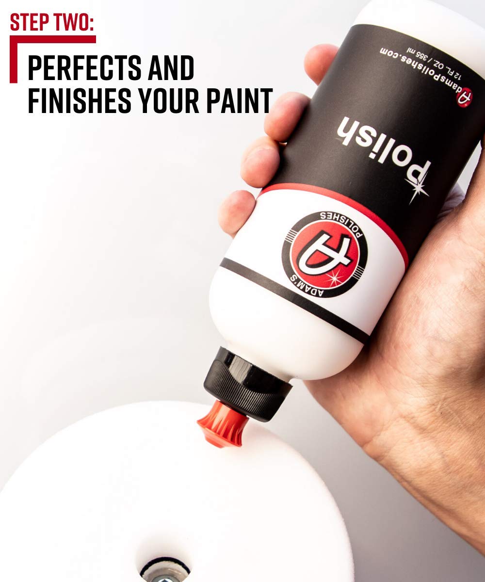 Adam's Polishes Swirl Killer 12mm Car Buffer Polisher Kit, Orbital Polishing Paint Correcting Tool, Car Scratch Remover, Correcting Polish, Use Post Adam's Polishes