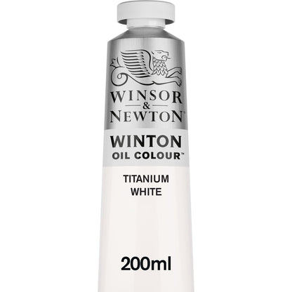 Winsor & Newton Winton Oil Color, 200ml (6.75-oz) Tube, Titanium White