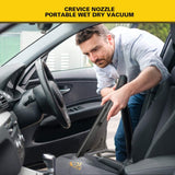 Stanley SL18116 Wet/Dry Vacuum, 6 Gallon, 4 Horsepower, Stainless Steel Tank, 4.0 HP, Silver+yellow Stanley