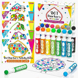Shuttle Art Dot Markers, 14 Colors Bingo Daubers with 135 Patterns, 5 Activity Books, Educational Set with Art Activities,Non-Toxic Washable Coloring Shuttle Art