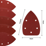 Coceca Mouse Detail Sander Sandpaper Sanding Paper Assorted Sanding Pads 40 80 120 180 240 Grits (50pcs Mouse Sandpaper) Coceca