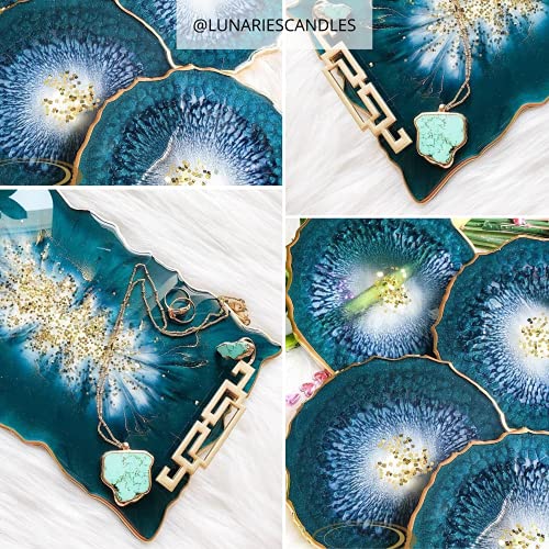 MEYSPRING Imperial Emerald - Intense Green Mica Powder for Epoxy Resin - Pigment Powder for Resin Art, Casting Resin and UV Resin - Green Resin Dye - MEYSPRING