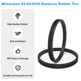45-69-0030 Band Saw Tire FOR Milwaukee BandSaw Compact Pulley Tires 2629-20 6242-6 2429-20 (4.0" Diameter Tires)- 2 Pack Kscjdg