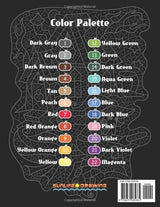 Little Witches Stained Glass Color By Number (Color by Number Coloring Books) Independently Published