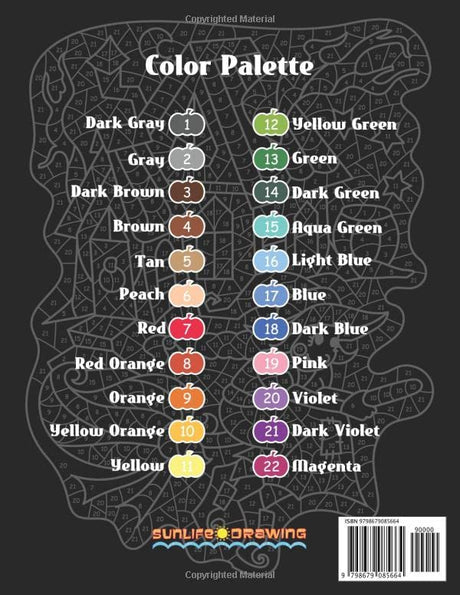 Little Witches Stained Glass Color By Number (Color by Number Coloring Books) Independently Published