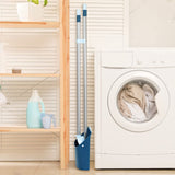 SONCAL Standing Dustpan and Broom Set with 52" Long Extendable Handle for Home, Indoor, Kitchen Room Office Lobby Floor Cleaning SONCAL