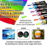 Shuttle Art Acrylic Painting Bundle, Set for 66 Colors Acrylic Paint in Tubes (22ml/0.74oz) + 36 Multi Pack Painting Canvas Panels Shuttle Art