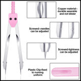 Tondiamo 2 Sets EKG Calipers and EKG Ruler Combination Set ECG Calipers Drafting Electrocardiogram Divider ECG Calipers Measuring Tool for Nursing Tondiamo