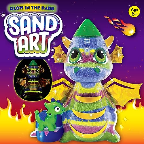Creativity for Kids Sand Art Kit for Kids: Dragon - Arts and Crafts for Kids Ages 6-8+, Small Gifts for Kids Creativity for Kids