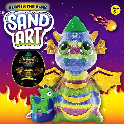 Creativity for Kids Sand Art Kit for Kids: Dragon - Arts and Crafts for Kids Ages 6-8+, Small Gifts for Kids