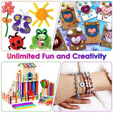Sundaymot Arts and Crafts Supplies for Kids, 2000+Pcs Craft Kits for Kids, DIY School Craft Project, Bulk Craft Set, Includes Art Supplies and Oxford Sundaymot