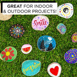 Made By Me Horizon Group USA Acrylic Paint Pens, 6-Pack, Paint Pens for Rock Painting, Stone, Ceramic, Glass, Wood, Fine-Tip, Easy-to-Use, Long Made By Me