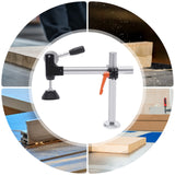 Table Saw Presser, Woodworking Manual Clamp Precision Sliding Table Panel Saw Eccentric Press Manual Clamp Metalworking Tool for Woodworking YIYIBYUS