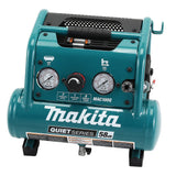 Makita MAC100Q Quiet Series, 1/2 HP, 1 Gallon Compact, Oil-Free, Electric Air Compressor Makita