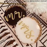 RESINWORLD 8 Pack Thick 4 inches Resin Coaster Molds Set + 6 Pack Geode Coaster Molds for Resin ResinWorld