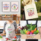 Farmhouse Kitchen Stencils Reusable Stencil for Painting on Wood, Large Wood Burning Stencils Craft Templates for Coffee Bakery Sign Dining Room eageus