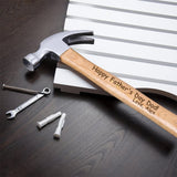 Personalized Tape Measure Hammer Set for Dad, Customized No One Measure Up to Your Dad Measuring Tape Wood Handle Hammer Set, Fathers Day Tool Kits SweetJECCU