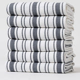 Casa De Lan Pack of 6 Cotton Kitchen Towel Set - Dish Towels for Kitchen - Basket Weave Cloths - Tea Towels for Kitchen - Highly Absorbent - 100% Casa De Lan