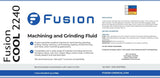 Machining and Grinding Fluid | Fusion Cool 2240 | General Purpose Coolant for Cutting and Grinding Machine Shop Operations | Semisynthetic (1 Gallon) Fusion Chemical