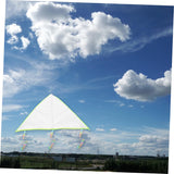 VILLCASE 5pcs DIY Blank Kite Flying Kite DIY Graffiti Kite Craft Kite Kids DIY Kites Kite Making Kit Kites Making Painting Triangle Kite Kits VILLCASE