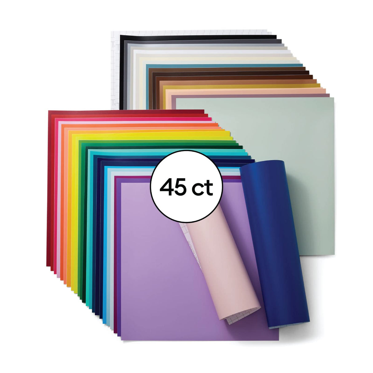 Cricut Removable - Everything Sampler, 12x12 Vinyl Sheets and Transfer Tapes, Create Long-Lasting DIY Projects, Durable for Cricut Machines, (Pack of Cricut