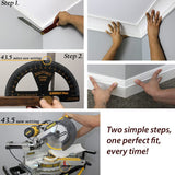 Sawset Miter Saw Protractor SAWSET PRO. Patented No Math Scales. Large Scales are The Key to Accuracy. In Size Matters! In ABS Plastic. Sawset