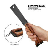 WBJKZJD Folding Saw, 5.5 Inch Small Pocket Hand Saw 11/15TPI Pruning Saw for Smooth and Precise Cuts Flush Cut Saw for Camping Gardening Carpentry WBJKZJD