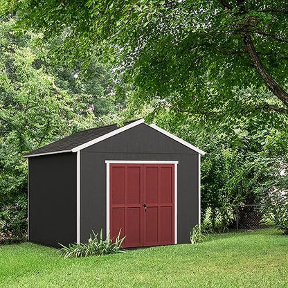 Handy Home Products Rookwood 10 X 8 Do-it-Yourself Wooden Storage Shed Brown