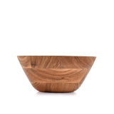 Samhita Acacia Wood Salad Bowl, Perfect for Salad, Vegetables Salad Bowl & Decorative Centerpiece Absolute Beautiful for Your Kitchen (9" x 9" x 4") Samhita
