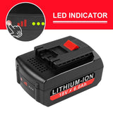 [2Pack] 18V 6.0 Ah! HIGH-Output Battery for Bosch 18V Battery Lithium BAT609 BAT609G BAT610G BAT611 BAT612 BAT618 BAT618G BAT619 BAT619G BAT622 HIGH QUALITY FUTUREBATT FUTUREBATT