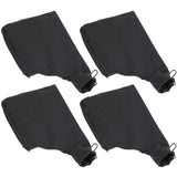 4Pcs Black Dust Collection Bag for Miter Saw Table Saw Miter Saw Dust Bag Black Dust Collection Bag 255 Model with Zipper and Wired Adjustable Stand Mozeat Lens