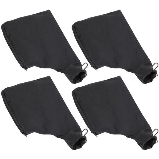 4Pcs Black Dust Collection Bag for Miter Saw Table Saw Miter Saw Dust Bag Black Dust Collection Bag 255 Model with Zipper and Wired Adjustable Stand - WoodArtSupply