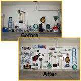 Intpro Slatwall Hooks Slatwall Accessories Utility Hooks Garage Storage Tool Organizer Large Heavy Duty Garage Panels Hooks for Ladders Bulk Items Intpro